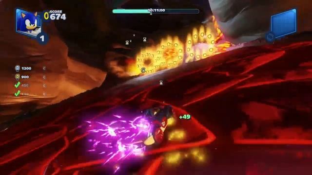 TEAM SONIC RACING: How to beat RING CHALLENGE 3-3 on PLATINUM- Hidden Volcano смотреть онлайн