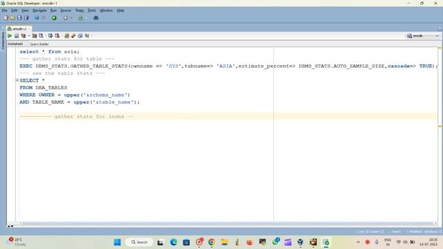 Oracle Database Performance Gathering Table, Index, and Schema Stats смотреть онлайн