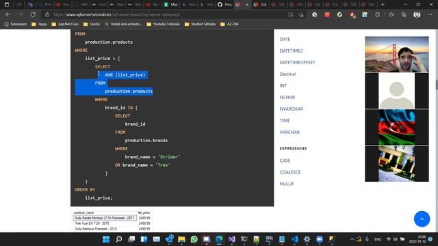 Hissə 25: "SQL Server" ilə iş (JOINS, Subqueries, Views, Sequences, Indexes) смотреть онлайн