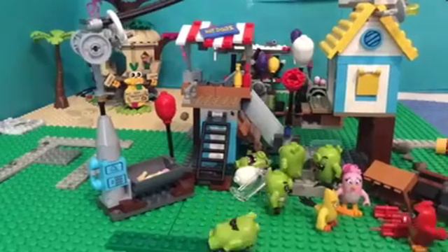 Lego The Angry Birds The Race Part 2 (Stop Motion)
