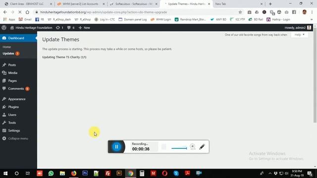 How to Update Wordpress Themes or Plugings смотреть онлайн
