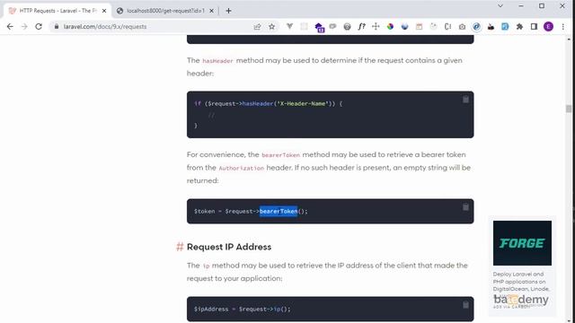 Belajar Laravel 9 - HTTP Request смотреть онлайн