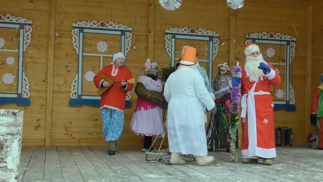 Слет Дедов Морозов и Снегурочек в Ибресинском районе 2019 смотреть онлайн