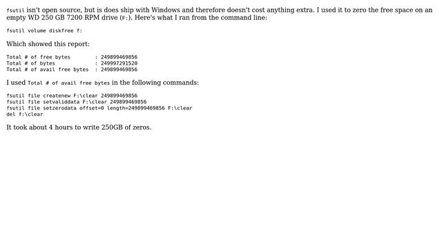 DevOps & SysAdmins: How to zero fill a virtual disk's free space on windows for better compression? смотреть онлайн