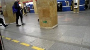 Кировско-Выборгская линия 1 от станции метро Владимирская до Девяткино.