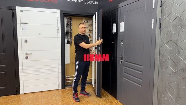 Входная дверь NORD с терморазрывом и стеклопакетом (Лабиринт) смотреть онлайн
