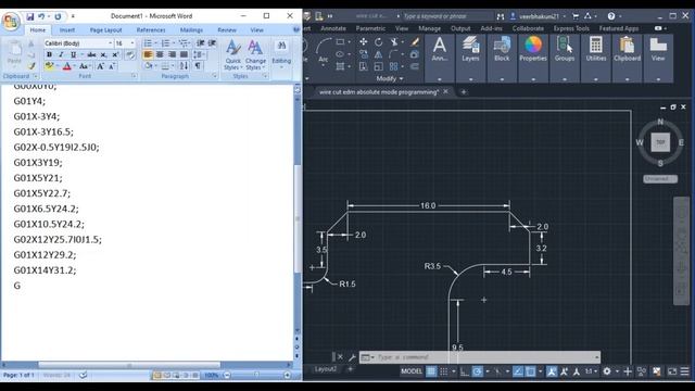 G90,WIRE CUT EDM MANUAL PROGRAMMING. WIRE CUT PROGRAMMING смотреть онлайн