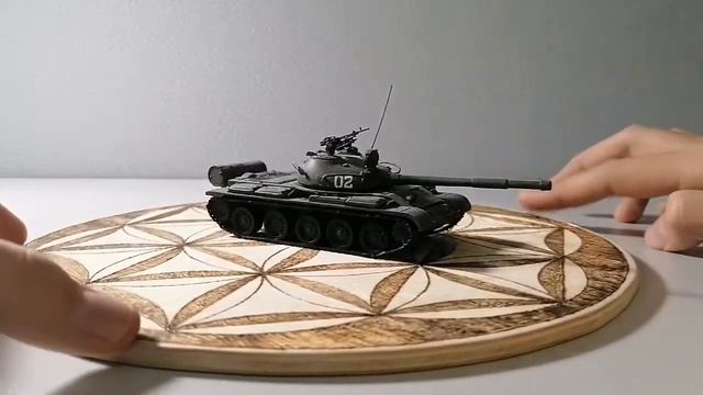 Обзор сборной модели/Т-62/Моделист/1:72. смотреть онлайн