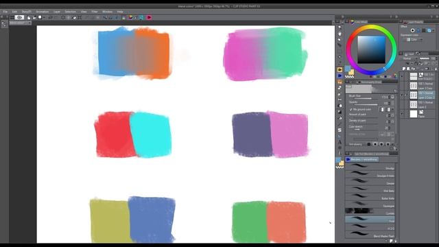 How To BLEND COLORS in Clip Studio Paint смотреть онлайн