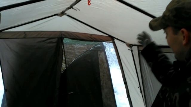 МОБИБА. Как согреться зимой в лесу или + 100 градусов в палатке. Ревизия мобильной бани смотреть онлайн
