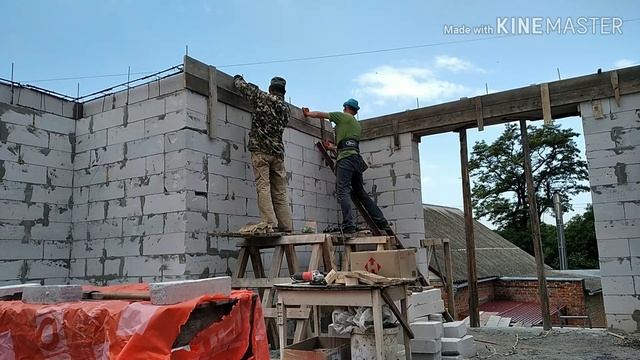 Дом с нуля. Как сделать армопояс на 2-м этаже? смотреть онлайн