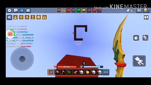 Trying new neon sword effect on solo bedwars #BGtube смотреть онлайн