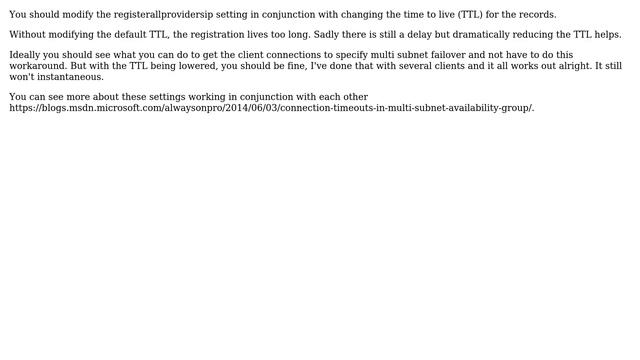 Databases: Improve AlwaysOn failover time (2 Solutions!!) смотреть онлайн