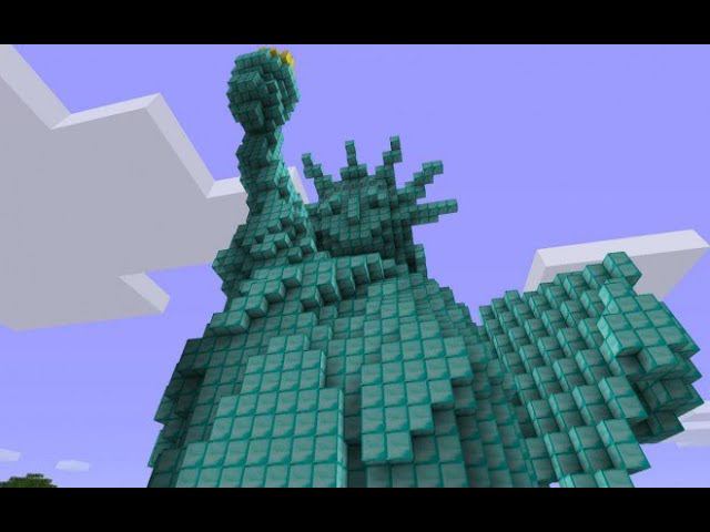 #Minecraft Building [statue of liberty] NewYork Minecraft смотреть онлайн