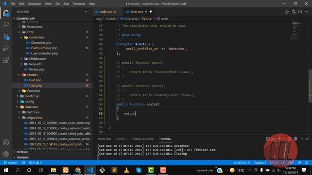 55 Part 2 Many to Many Relationship in Laravel | Pivot Table in Laravel | Relationships in Laravel смотреть онлайн