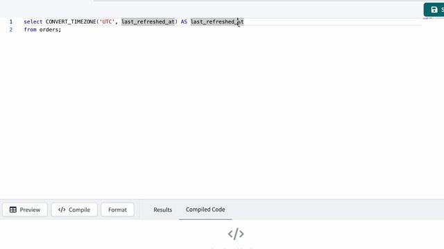 Change "Last Updated At" Timezone in your Dashboard (Snowflake + Tableau or other BI tool) смотреть онлайн