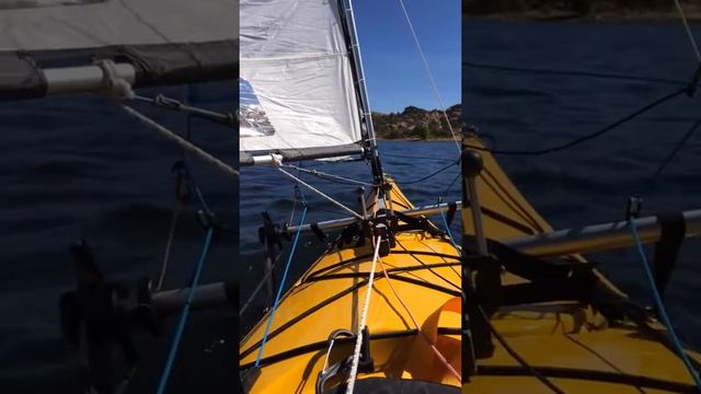 Kayak sailing, Watson Lake AZ смотреть онлайн