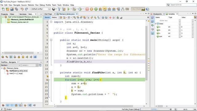 #1.1 Fibonacci Series with Debugging tools смотреть онлайн