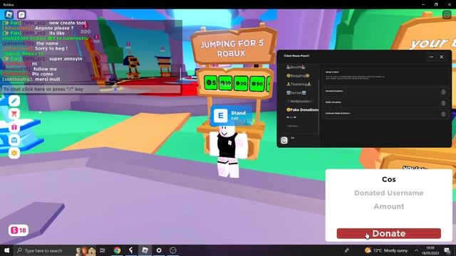Roblox Pls Donate Script Gui смотреть онлайн