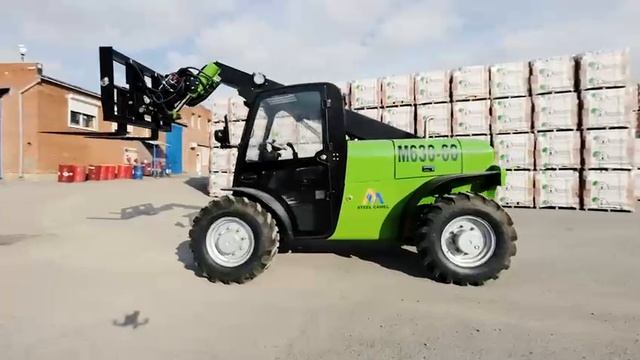 Телескопический погрузчик STEEL CAMEL смотреть онлайн