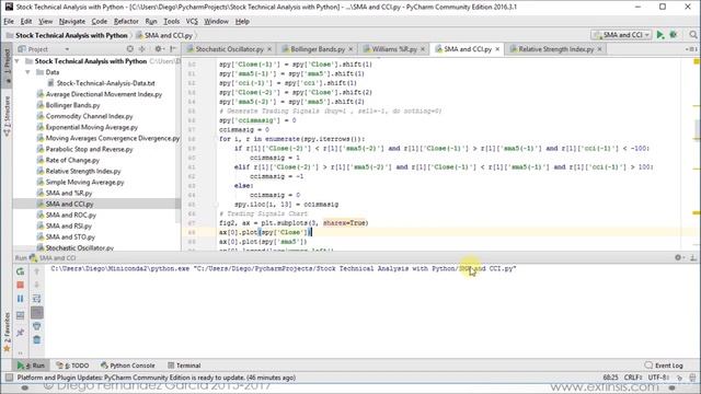 #20# Stock Technical Analysis with Python (Multiple Indicator Trading Signals 1 SMA with CCI & ROC) смотреть онлайн