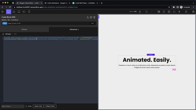 Implementing Lottie Animations In WordPress With Oxygen смотреть онлайн