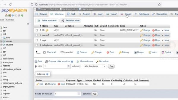 Import data from excel to mysql phpmyadmin