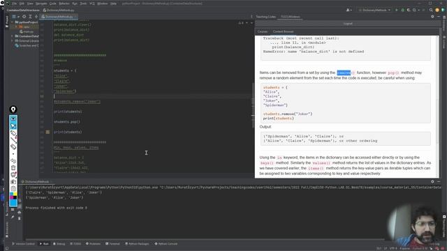Ch6Part3 Dictionary Operations смотреть онлайн
