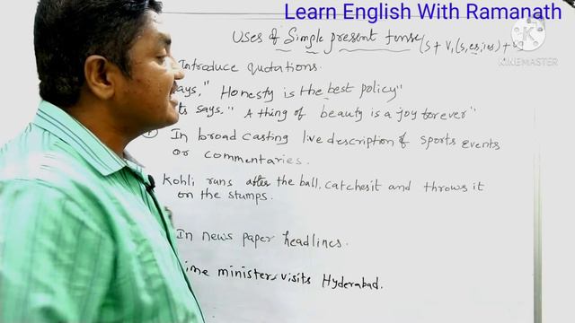 spoken English -usage of simple present tense смотреть онлайн