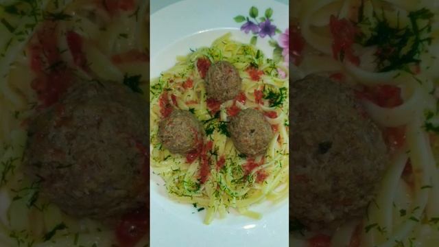 ⁉️???Макароны с фрикадельками #рецепт #shorts #простойрецепт #вкусно смотреть онлайн