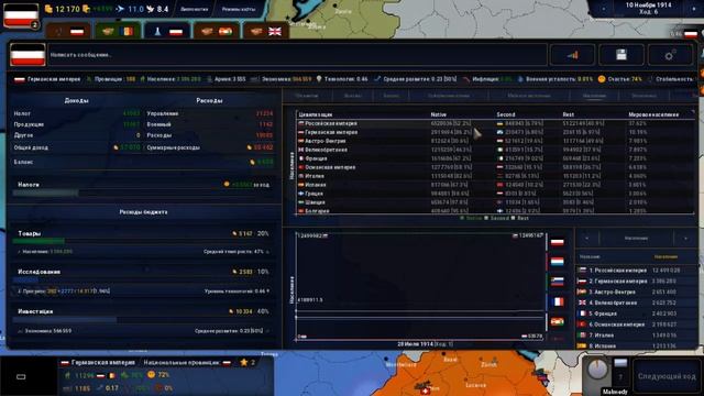 AoC II Bloody Europe - Германская Империя №1 - обзор мода смотреть онлайн