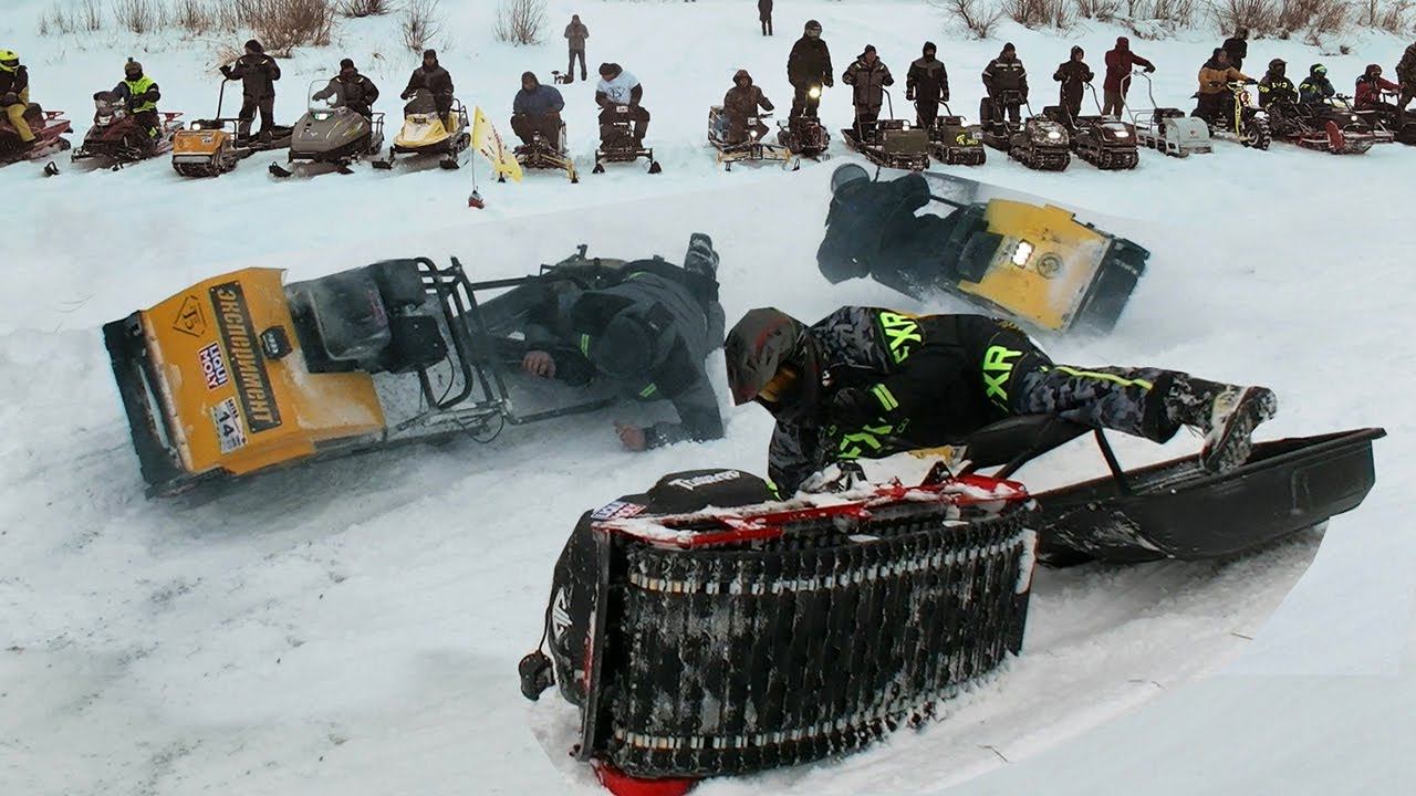 Битва доступных снегоходов и мотобуксов 2022! Часть 2: Жесткий замес, кросс и триал! смотреть онлайн