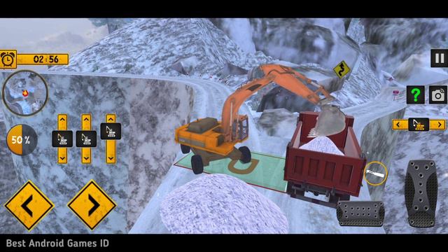 Offroad Construction Simulator - Snow Excavator Machine - Android Gameplay смотреть онлайн