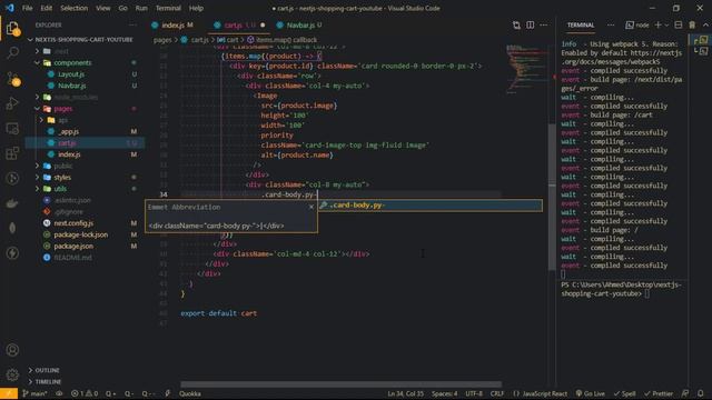 NEXT.js Shopping Cart | Somali - 05 - Displaying cart items to cart page смотреть онлайн