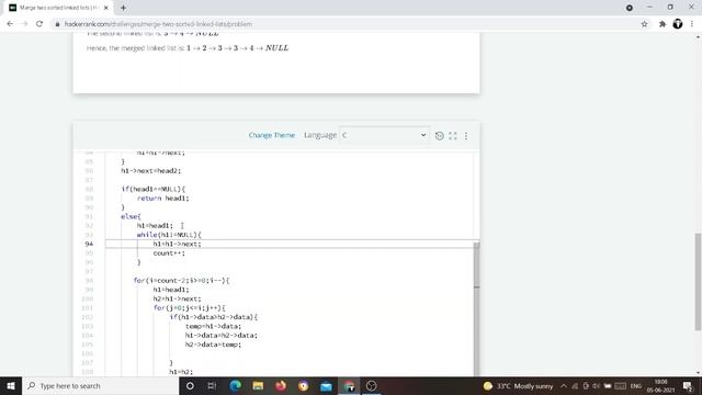 merging and sorting 2 Linked Lists || HackerRank #8 || GamingMech смотреть онлайн