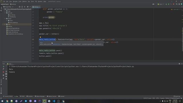 Python #25 - Tkinter Radiobutton widget смотреть онлайн