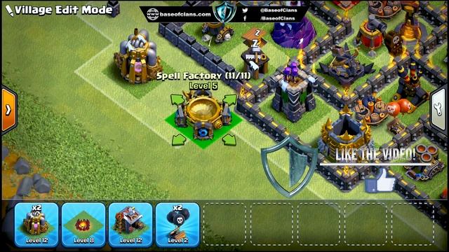 NEW BEST TH10 HYBRID/FARMING Base 2019 with REPLAY | Anti 2 & 3 Star COC TH10 Base - Clash of Clans смотреть онлайн