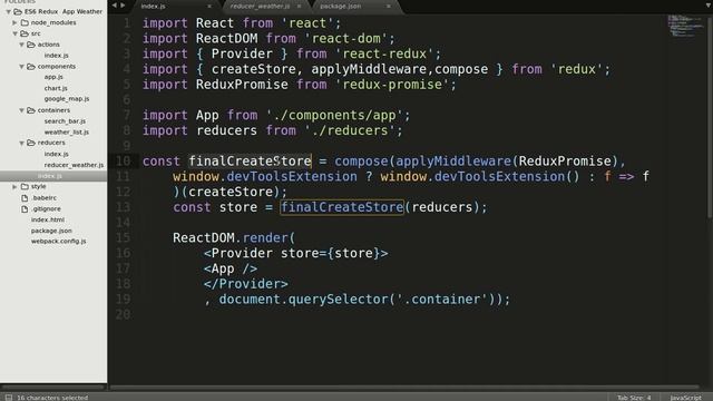 React Redux with Weather app and Redux Dev tools смотреть онлайн