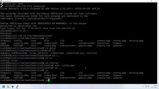 [TUT] NextCloud - DATA-Verzeichnis verschieben / Daten auf externe Festplatte auslagern [4K | DE] смотреть онлайн