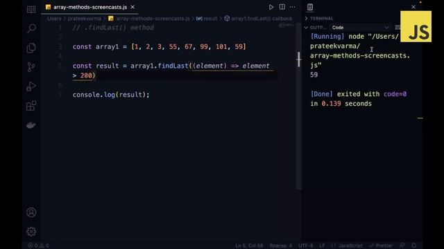 findLast Array Method in JavaScript | Episode 10 смотреть онлайн