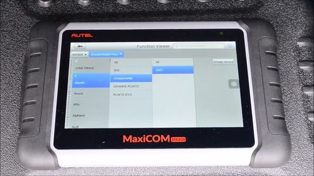 Autel MaxiCOM MK808 Professional OBDII Diagnostic Scan Tool Review смотреть онлайн