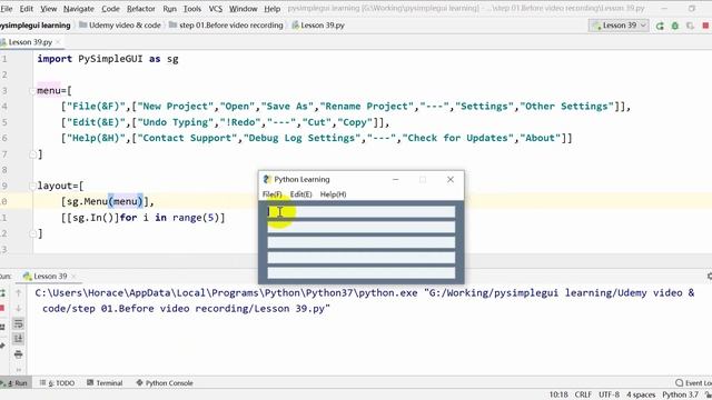 Python GUI with PySimpleGUI - easy learn 39 смотреть онлайн