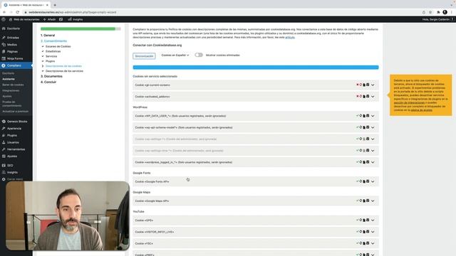 Cómo crear una web en WordPress #20. Configurar y administrar cookies con un plugin смотреть онлайн