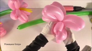 БУКЕТ из ШАРИКОВ цветы своими руками Balloon Flower Bouquet DIY