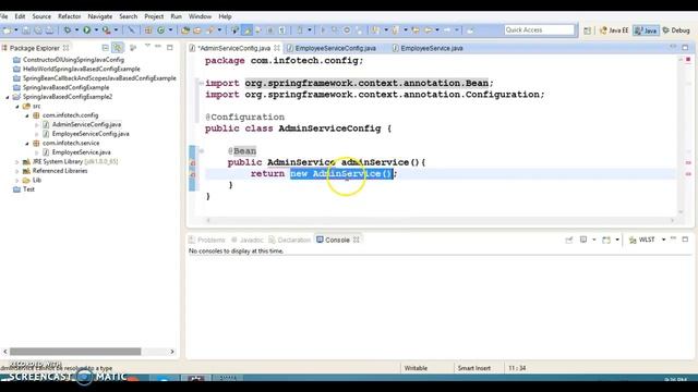 7.Multiple Spring bean configuration Java files | Use multiple java config files in spring 4 смотреть онлайн