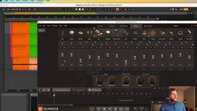 HOW TO PRODUCE REGGAE DRUMS - EZDrummer 3