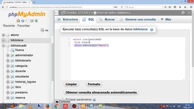 Consulta Funciones de agrupamiento (count sum min max avg) 36 смотреть онлайн