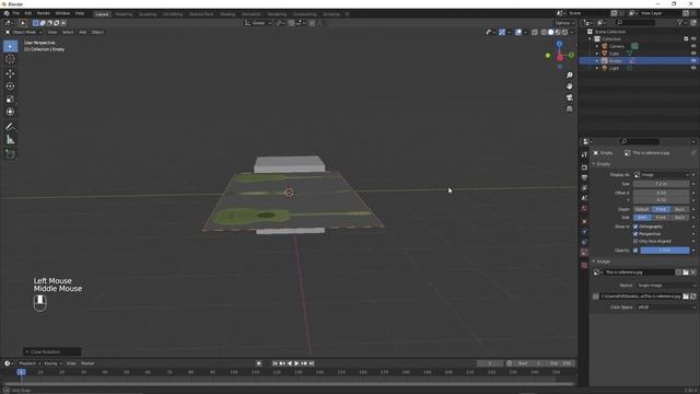 Как добавить референс в Blender и как сделать референс прозрачным смотреть онлайн