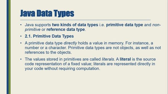 Java Data Types | Primitive Data Type | Non Primitive Data Type | Core Java Tutorials in Hindi |#4 смотреть онлайн