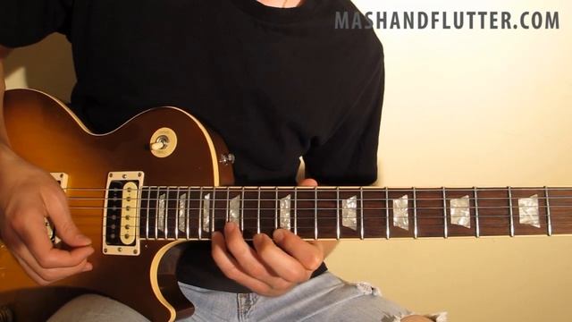 Mash and Flutter: Slash Solo Licks Lesson 12 w/ TABS смотреть онлайн
